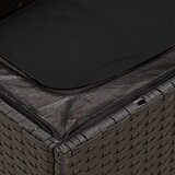  14-dijelni set vrtnih sofa s jastucima poliratan crni | shoptok.hr