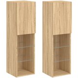 vidaXL TV omarica z LED lučkami 2 kosa sonoma hrast 30,5x30x102 cm, (20977945) Cene