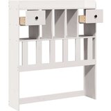 vidaXL Uzglavlje sa spremištem bijeli 90 cm od masive borovine | shoptok.hr