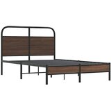  Okvir kreveta bez madraca smeđa boja hrasta 120 x 190 cm drveni | shoptok.hr