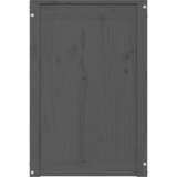  Kutija za rublje siva 44x44x66 cm od masivne borovine | shoptok.hr