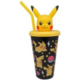 Pokemon Ča&amp;scaron;a Pikachu s 3D poklopcem i slamkom, 500 ml Slike