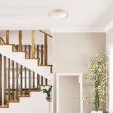  stropna svetiljka natural slim 2xE27/60W/230V, prečnika 37 cm, u dekoru borovine | Eponuda.com