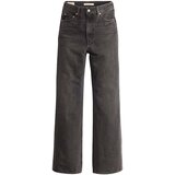 Levi's Hlače Ribcage Wide Leg H223 Swipe Up Črna Cene