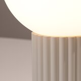 Sollux Krem stolna lampa sa staklenim sjenilom (visina 19 cm) Orbital – | shoptok.hr