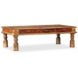  Klubska mizica trden mangov les in palisander 110x60x38 cm | Shoptok.si