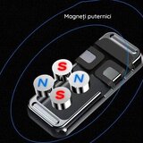 Yesido Držač za automobil (C113) s magnetskim držačem, organizatorom kabela i drugim višenamjenskim značajkama - crna | shoptok.hr