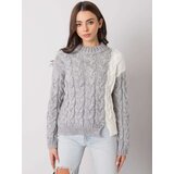 RUE PARIS Sweater-TO-SW-77.12-grey | Shoptok.si