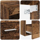  Set namještaja za kupaonicu 2 kom. Staro drvo Konstruirano drvo Smeđa 49,5 x 44,5 x 80 cm | shoptok.hr