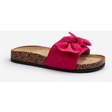 Kesi Women's slippers with bow Fuchsia Ezephira Cene