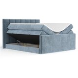 Maison de Rêve Plavi boxspring krevet s prostorom za odlaganje 200x200 cm Ava – | shoptok.hr
