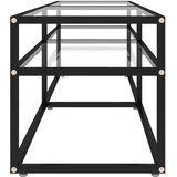 TV ormarić prozirni 160 x 40 x 40,5 cm od kaljenog stakla | shoptok.hr