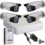 Hikvision komplet sa 4 verifokalne kamere 2MP, snimačem i hard diskom | Eponuda.com