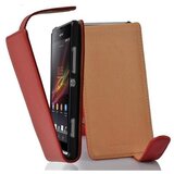 Cadorabo Ohišje, združljivo z Sony Xperia SP v rdeče sladkorno jabolko - Zaščitni ovitek v obliki flipa iz teksturiranega umetnega usnja, (20551923) | Shoptok.si