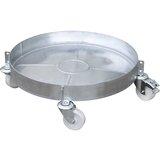 eurokraft pro Pomični podstavek, pocinkan, s kadico, sodi do Ø 600 mm, nakladalna višina 209 mm | Shoptok.si