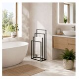 ModernHome Metalni držač za pe&amp;scaron;kire sa 4 kraka, crni Slike