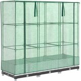  Povišena gredica s pokrovom za staklenik 120 x 40 x 123 cm | Eponuda.ba