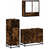 3-dijelni set kupaonskog namještaja boja hrasta drveni | shoptok.hr