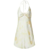 ABOUT YOU x Laura Giurcanu Ljetna haljina 'Alesa' žuta melange / bijela