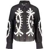 Desigual Ženska Duga Košulja s Dugim Rukavima, Crna | shoptok.hr