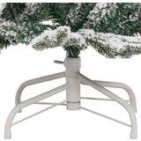 VidaXL Umetno Zložljivo Božično Drevo Bela 150 cm PE in PVC Slike