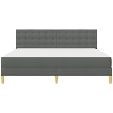  Okvir kreveta s madracem Tamno siva 180 x 200 cm tkanina | shoptok.hr