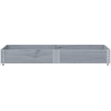  Okvir za palete sivi 150 x 100 cm od masivne borovine | shoptok.hr