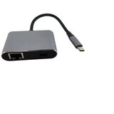 Linkom konvertor tip c na 2 x usb 3.0 + tip c + RJ45-Adapter | ePonuda.com