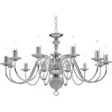 vidaXL Lestenec srebrn 12 x E14 žarnice cene