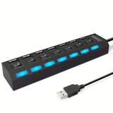  USB HUB 7u1 sa prekidačima 20cm | Eponuda.ba