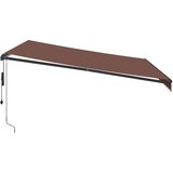 Tenda na automatsko uvlačenje smeđa 400 x 350 cm | shoptok.hr