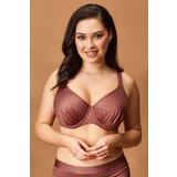 Astratex Zgornji del kopalk Maia Glitter Brown Plus | Shoptok.si