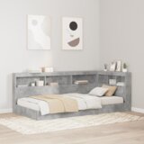  Skladišno uzglavlje Beton siva 100 cm Konstruirano drvo | shoptok.hr