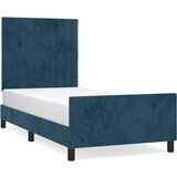  Okvir za krevet bez madraca tamnoplavi 100x200 cm baršunasti | Eponuda.com