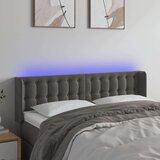  Uzglavlje tamnosivo 147x16x78/88 cm baršunasto Cijene