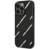  Originalen ovitek KLHCP14LPGMLKFK za iPhone 14 Pro črna usnjena zaščita z belim napisom Cene