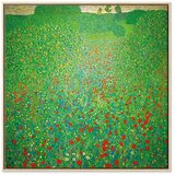  Slika - Gustav Klimt – Poppy Field 60x60 U prirodnom drvenom okviru | shoptok.hr