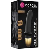 Dorcel Mini Lover 2.0 - vibrator na baterije, G-točka (crno-zlatni) | shoptok.hr