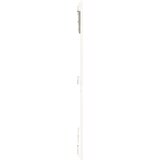  Stensko posteljno vzglavje belo 140x3x110 cm trdna borovina, (20737161) | Shoptok.si