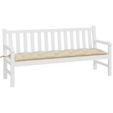  Jastuk za vrtnu klupu bež 180 x 50 x 7 cm od tkanine Oxford | shoptok.hr