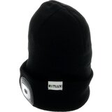 Retlux kapa s LED rasvjetom RLB 100, crna, 50 lm, 3M Thinsulate Slike