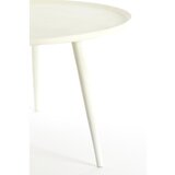 Light & Living Kremno bela kovinska okrogla mizica ø 67,5 cm Babina – | Shoptok.si