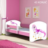  Dječji krevet ACMA s motivom, bočna roza 160x80 cm 43 Konjić | shoptok.hr