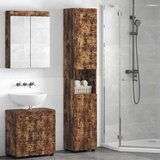  Kopalniška omarica TULUM Dimljeni hrast 37 x 31.5 x 203 cm, (5000064616) | Shoptok.si