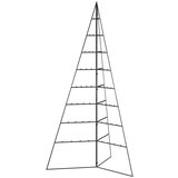 vidaXL Kovinska novoletna jelka za dekoracijo črna 180 cm | Shoptok.si