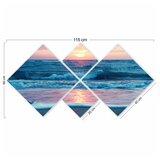Wallity 4MDF1067702498 multicolor decorative mdf painting (4 pieces) | ePonuda.com