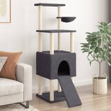 vidaXL Penjalica za mačke sa stupovima za grebanje tamnosiva 153 cm | shoptok.hr