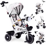 ECO TOYS Dječji tricikl sa okretnim sjedalom, ručkom za guranje i nadstrešnicom, | shoptok.hr