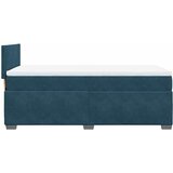 Box spring krevet s madracem plavi 80 x 200 cm baršunasti | shoptok.hr