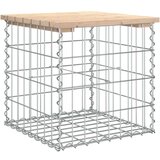  Klupa s gabionskim dizajnom 43x44x42 cm masivna borovina | shoptok.hr